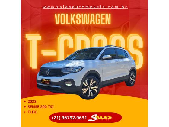VOLKSWAGEN T-CROSS 1.0 200 TSI TOTAL FLEX SENSE AUTOMÁTICO VOLKSWAGEN T-CROSS 1.0 200 TSI TOTAL FLEX SENSE AUTOMÁTICO